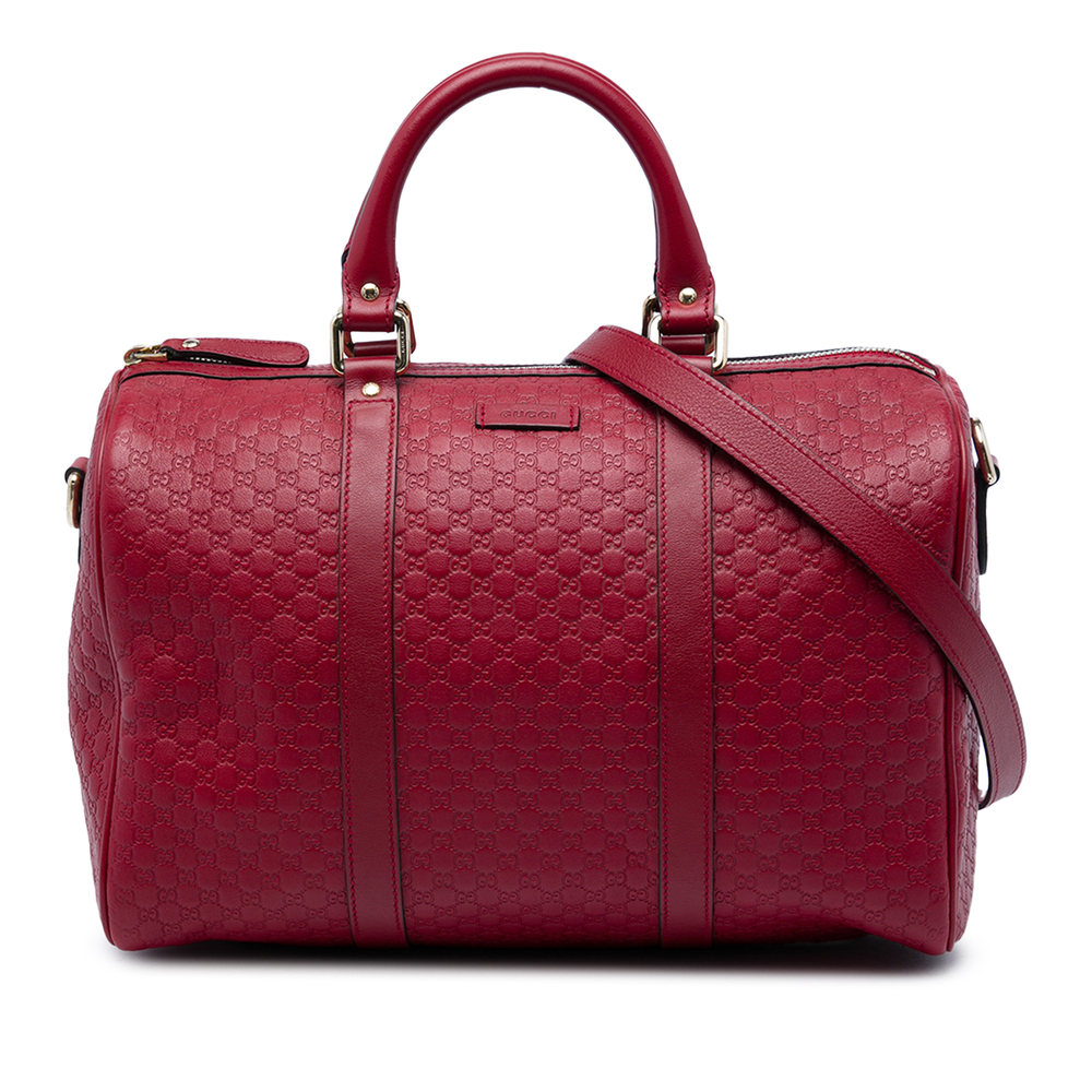 Pre-Loved Gucci Medium Microguccissima Boston Bag